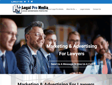 Tablet Screenshot of legalpromedia.com